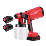 Pistol profesional de vopsit si zugravit electric 800 ml si 2 acumulatori 48V Portabil