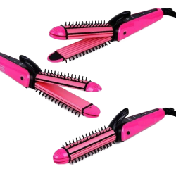 Placa NOVA 8890 3 in 1 indreptat, ondulat creponat parul Profesionala 