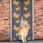 Plasa Anti Insecte pentru usi imprimeu Fluturi inchidere magnetica 100x210 cm