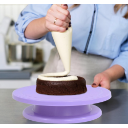 Platou rotativ pentru ornat si decorat torturi