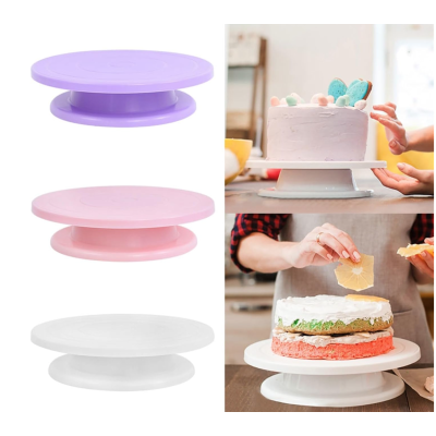 Platou rotativ pentru ornat si decorat torturi