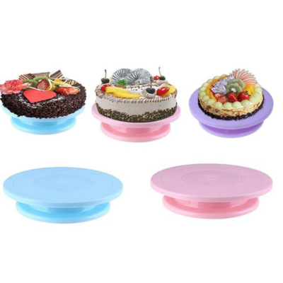 Platou rotativ pentru ornat si decorat torturi