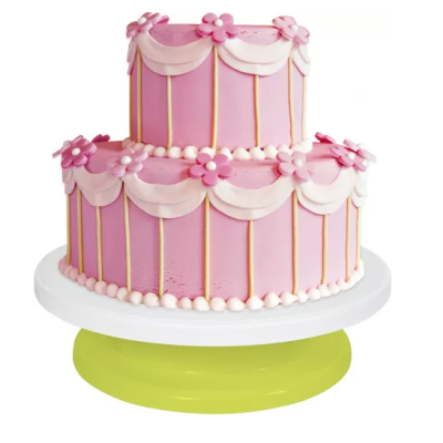 Platou rotativ pentru ornat si decorat torturi