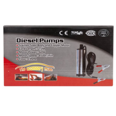Pompa Auto submersibila MICA 37 mm Electrica  24V, 12 l/min,  pentru camion
