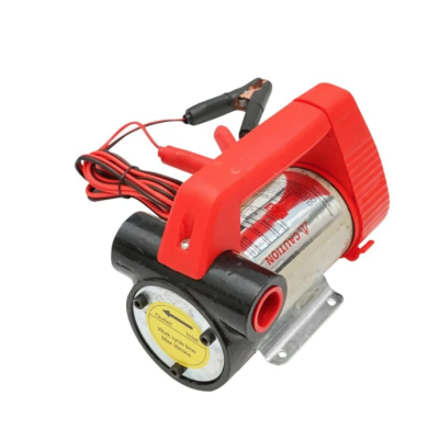 Pompa electrica 12V transfer motorina, 40L/ min maner ROSU