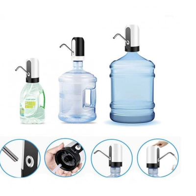 Pompa electrica pentru bidon apa 5W reincarcabila USB Touch Control indicator LED pentru baterie