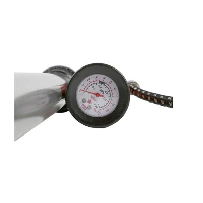 Pompa manuala cu manometru pentru umflat roti Pompa manuala cu manometru pentru umflat roti