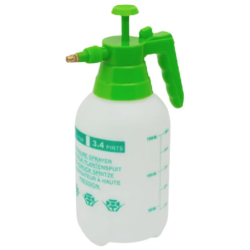 Pompa manuala de stropit 2L cu presiune si duza reglabila ALB/VERDE