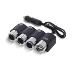 Priza Auto 12V  Olesson 1508 cu 5 intrari 120 W negru