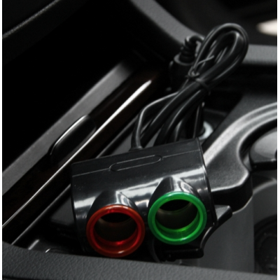 Priza auto 12V Olesson 1631 cu 3 intrari 120W negru