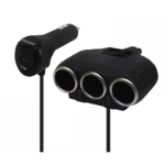 Priza auto 12V si 24V Olesson 1634 cu 4 intrari 120W negru