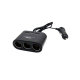 Priza auto 3 cai si USB 120W Olesson 1653