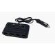 Priza auto 4 cai si USB 120W Olesson 1654