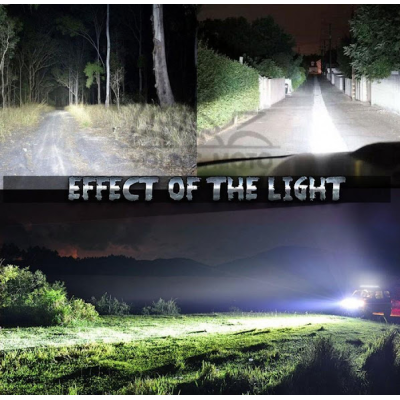 Proiectoare Led Off Road TP-1648 48W 16 12V-24V PATRATE -  Set 2 Bucati