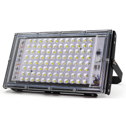 Proiector 100W  220V 96 LED SMD cu lupa Dreptunghiular