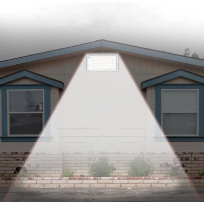 Proiector 100W  220V 96 LED SMD cu lupa Dreptunghiular