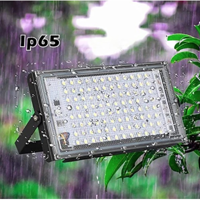 Proiector 100W  220V 96 LED SMD cu lupa Dreptunghiular
