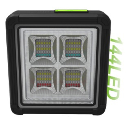 Proiector 144 LED Solar cu Baterie GD-2206A 4 Moduri de Iluminare 100W