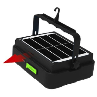 Proiector 144 LED Solar cu Baterie GD-2206A 4 Moduri de Iluminare 100W