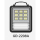 Proiector 195 LED Solar cu Baterie GD-2208A 200W