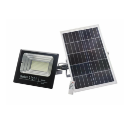 Proiector cu panou solar 200W si telecomanda BJ200W