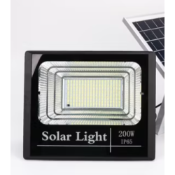 Proiector cu panou solar 400W si telecomanda BJ400W