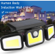 Proiector FL 1725B TRIPLU 30W 100LED COB Cu Panou Solar