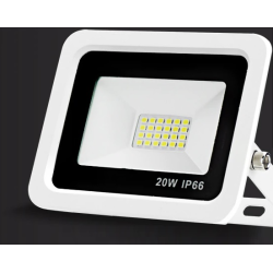 Proiector LED 20w IP66, ALB, 220V pentru exterior