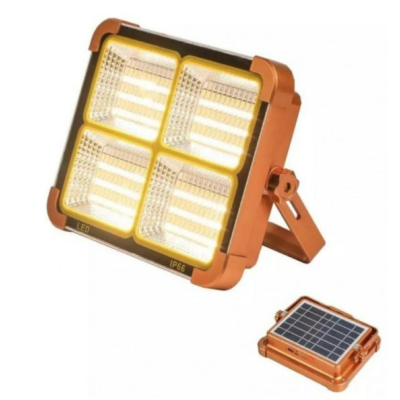 Proiector Led 500W D8 cu Panou Solar 3 moduri lumina, Functie Stroboscop