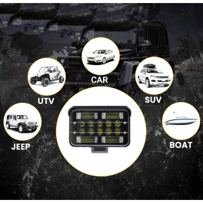 Proiector LED auto 192W cu 46 led uri