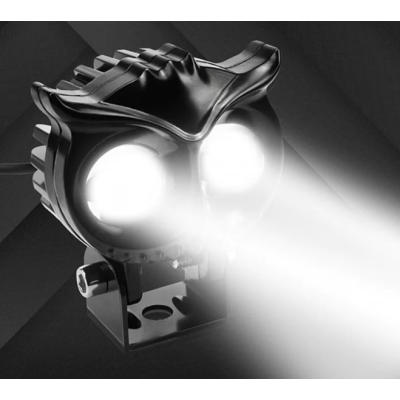 Proiector LED auto cu 2 FAZE putere 30W 6000K model bufnita