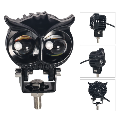 Proiector LED auto cu 2 FAZE putere 30W 6000K model bufnita