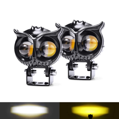 Proiector LED auto cu 2 FAZE putere 30W 6000K model bufnita