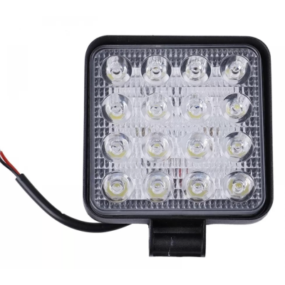 Proiector LED auto Offroad 16 led 48W PATRAT