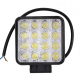 Proiector LED auto Offroad 16 led 48W PATRAT