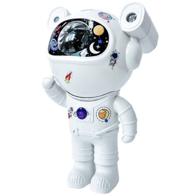 Proiector LED de Stele in forma de astronaut cu Stickere
