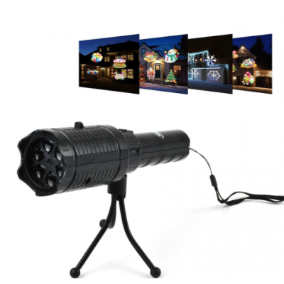 Proiector LED Laser tip Lanterna Andowl SE679 01 Decorare casa si gradina