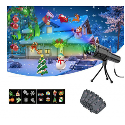 Proiector LED Laser tip Lanterna Andowl SE679 01 Decorare casa si gradina