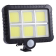 Proiector solar 10W 6 casete COB SL-F120 Senzor de lumina si miscare