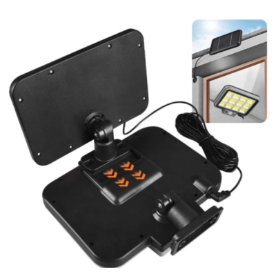 Proiector solar 288LED, 50W, senzor de miscare, HS-8022 telecomanda, 3 moduri de iluminare