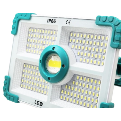 Proiector solar COBA CB F188 cu 188 LED putere 100 W alb/albastru 5 casete