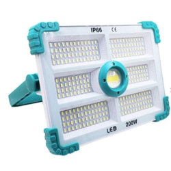 Proiector solar COBA CB F280 putere 200W si 280 LED alb/albastru 6 casete