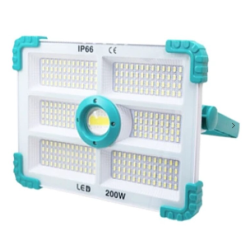 Proiector solar COBA CB F280 putere 200W si 280 LED alb/albastru 6 casete