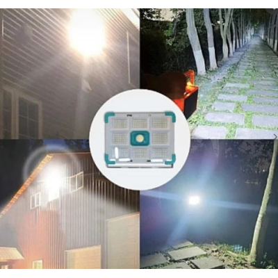 Proiector solar COBA CB F374 cu 374 LED putere 300 W alb/albastru 9 casete