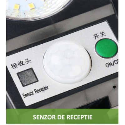 Proiector Solar GD 2202 cu senzor de miscare LED Integrat putere 50 W