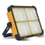 Proiector Solar Portabil 200W cu 288 LED NEGRU-PORTOCALIU