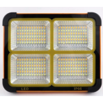 Proiector Solar Portabil 200W cu 288 LED NEGRU-PORTOCALIU