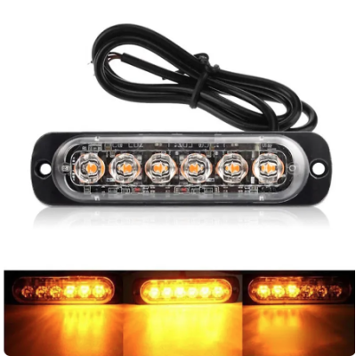 Proiector stroboscopic 6 LED-uri pentru grila