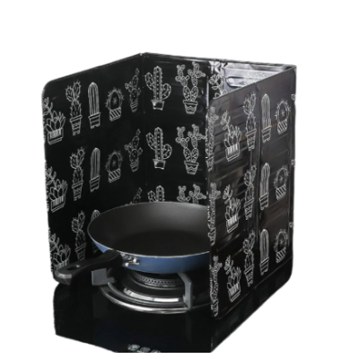 Protectie aragaz pentru gatit antistropire din aluminiu cu model