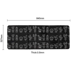 Protectie NEAGRA aragaz din aluminiu ce protejeaza bucataria